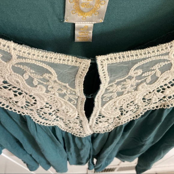 Anthropologie / Rio Rao lace neck cottage core cardigan - Picture 3 of 14